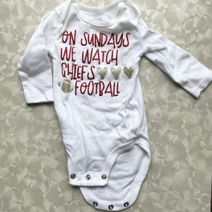 Kansas City chiefs onesie